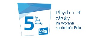 Registrace záruky Beko 5let